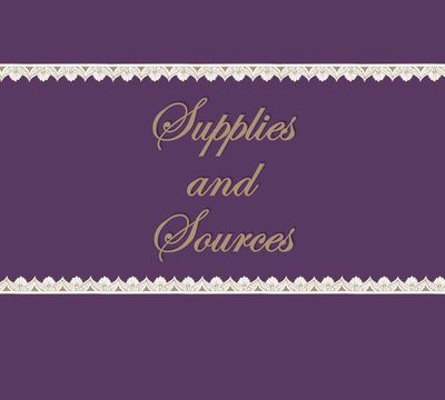 Supplies & Sources